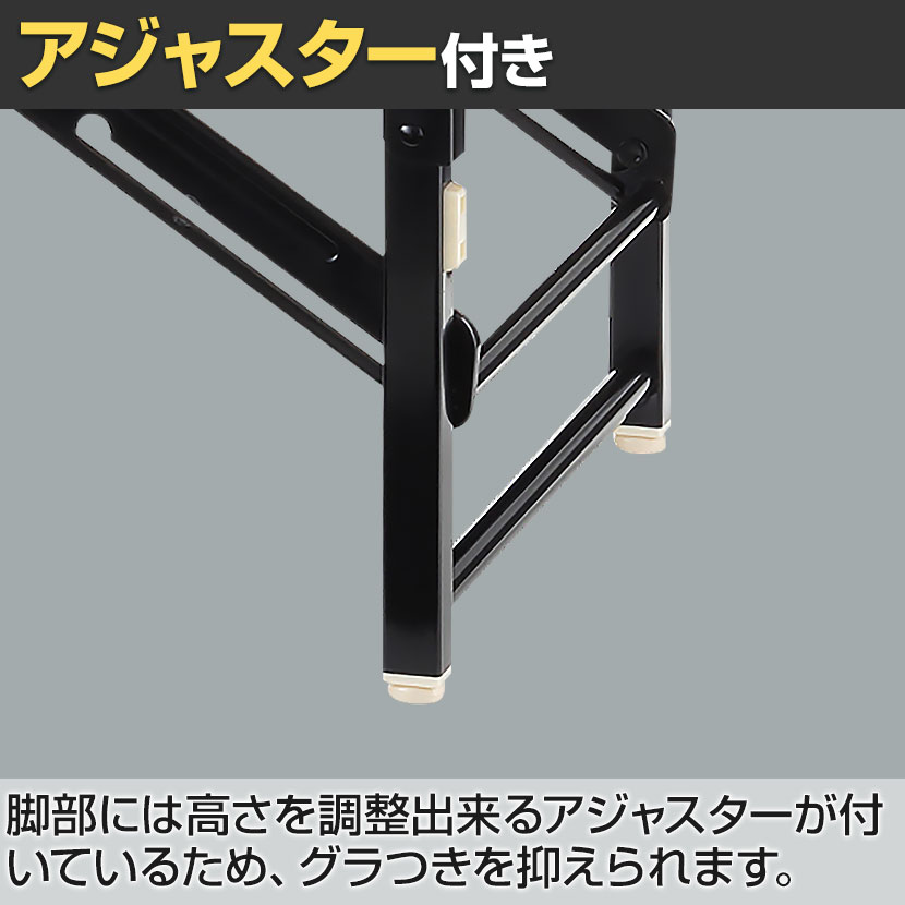 【国産】 座卓 折りたたみ ローテーブル/幅1800×奥行600mm・共張り/YK-TZ-1860-A [3]