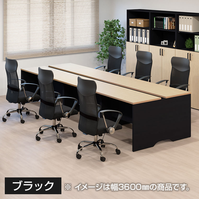 【追加/増連用】NFシリーズ フリーアドレスデスク 幅1200×奥行1200×高さ720mm 配線ボックス付き ミーティングテーブル 会議用テーブル【単体使用不可】 [4]