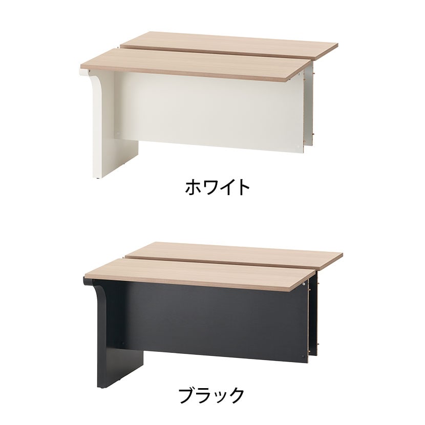 【追加/増連用】NFシリーズ フリーアドレスデスク 幅1200×奥行1200×高さ720mm 配線ボックス付き ミーティングテーブル 会議用テーブル【単体使用不可】 [2]