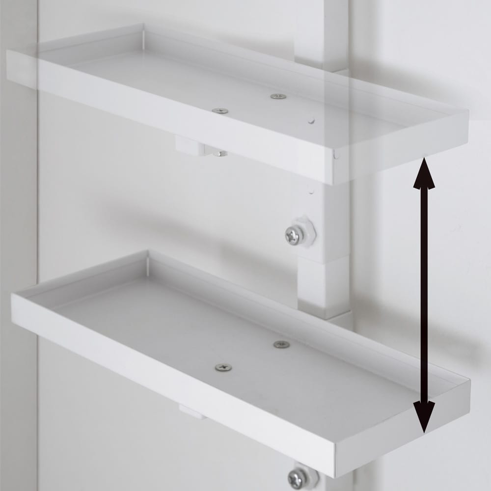 突っ張りランドリーバスケットシリーズ 専用トレー 幅22.5cm 奥行11.5cm [4]